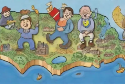 Usando mapas históricos para estudiar geografía